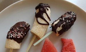 Bananis med chokolade