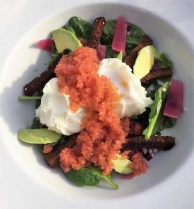 Salat med stenbiderrogn
