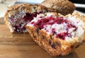 Hindbærmuffins