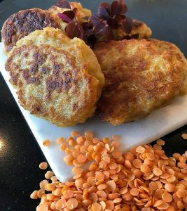 Linsefrikadeller