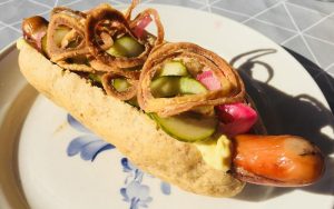 Ristet hotdog