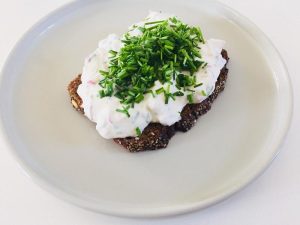 Rygeostsalat