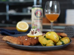Wienerschnitzel med dreng