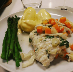 Brosme med Sauce Hollandaise