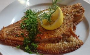 Paneret rødspætte