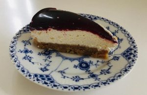 Cheesecake med solbær