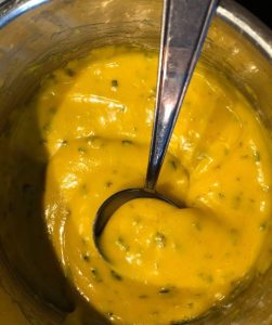 Sauce Bearnaise med brunet smør