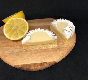 Citronmousse på mørdej
