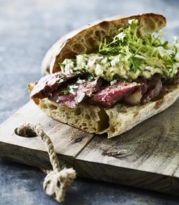 Verdens bedste steak-sandwich