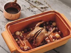 Duer med druer og knoldselleri