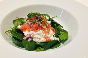 Salat med stenbiderrogn