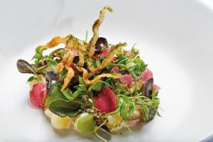 Kartoffelsalat med chips