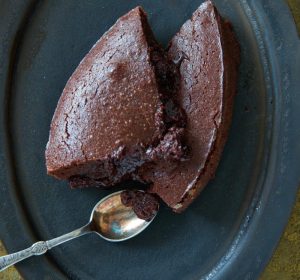 Chokoladekage med kaffe og chili