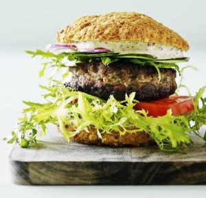 Glutenfri lammeburger