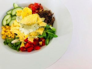 Lun taco salat