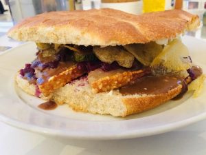 Flæskestegssandwich (ribbensteg airfryer)