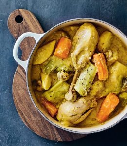 Kylling i mild karrysauce