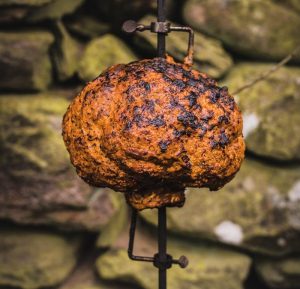 Blomkål som kebab (bålmad)