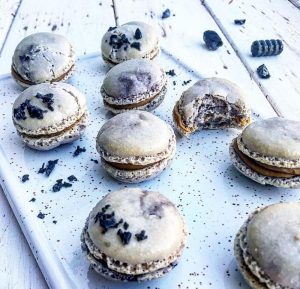 Macarons med lakrids