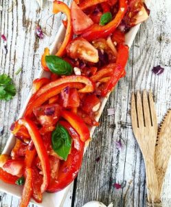 Spicy peberfrugtsalat