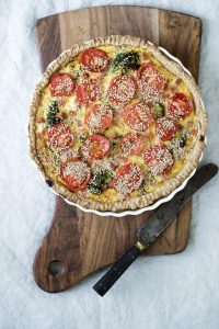 Glutenfri grøntsagstærte