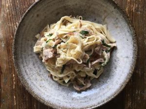Fettuccini med kanin