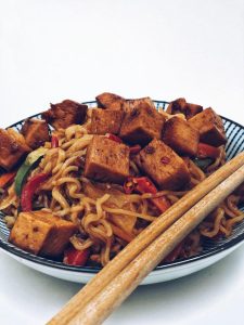 Spicy Sprød Tofu Stir Fry