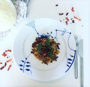 Brunkål med bacon