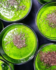 Greenie med spinat og ananas