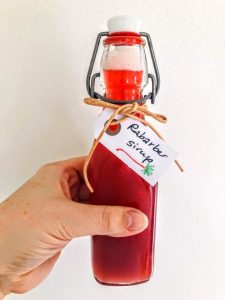 Rabarber sirup