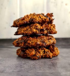 Sunde protein cookies med chokolade og hasselnødder