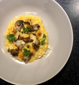 Butternut squash risotto