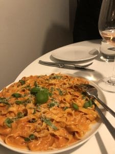 Spicy vodka pasta