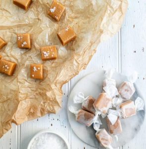 Bløde og lækre flødekarameller med flagesalt