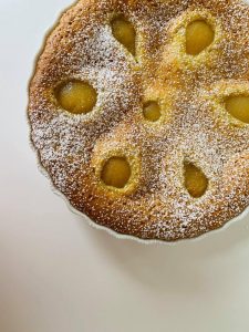 Pæretærte med marcipan