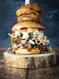 Sous Vide Pulled Pork Burger