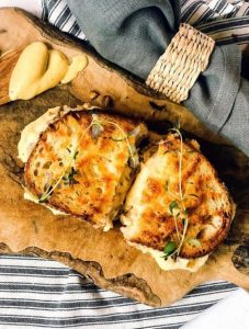 French onion toast