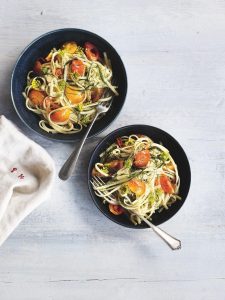 Linguine med fennikel og tomater