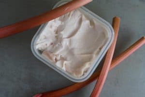 Rabarbersorbet