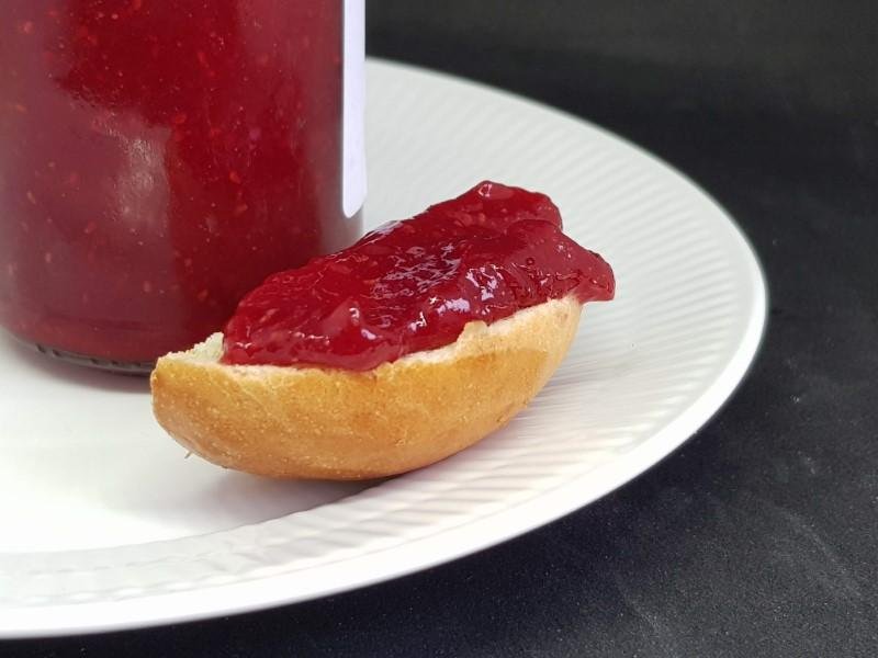 Jordbær hindbær marmelade