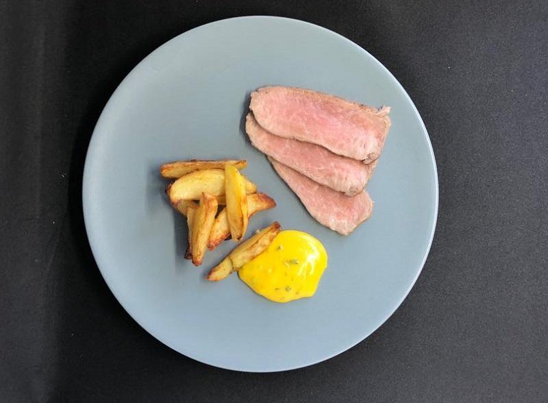 Presa med Bearnaise og fritter