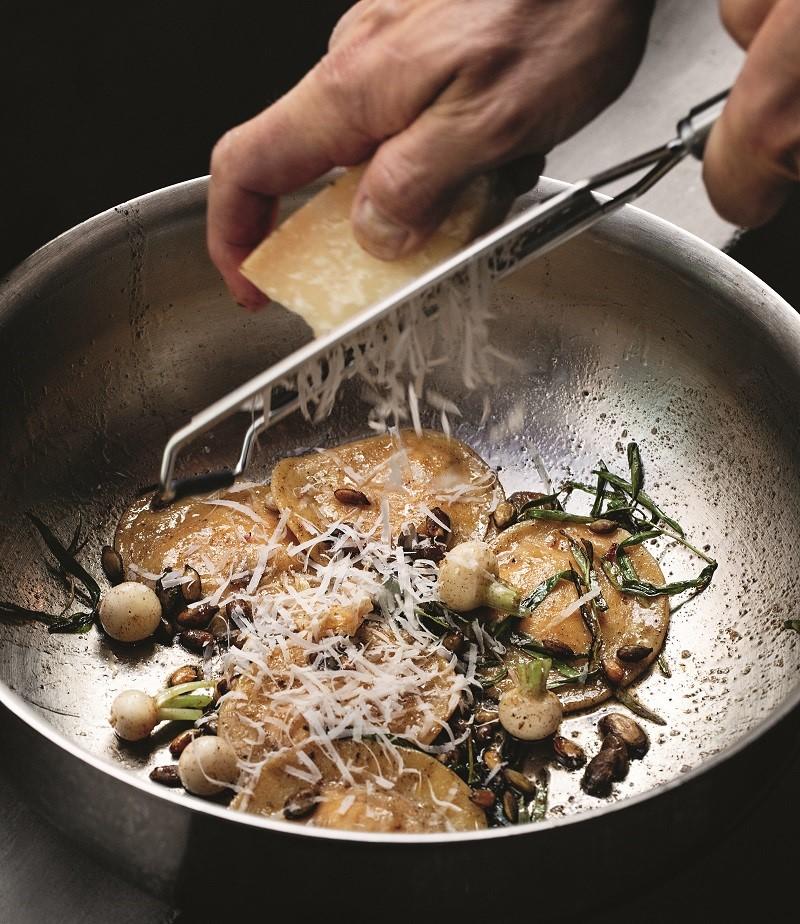 Ravioli med græskar og ricotta