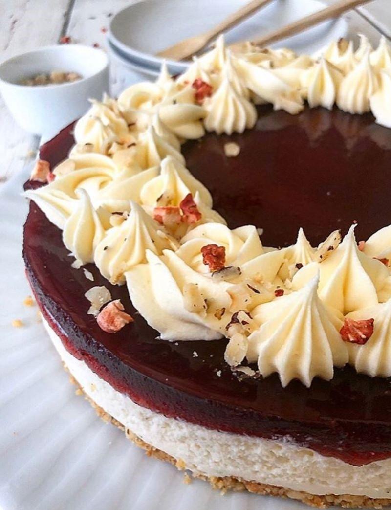 Risalamande cheesecake