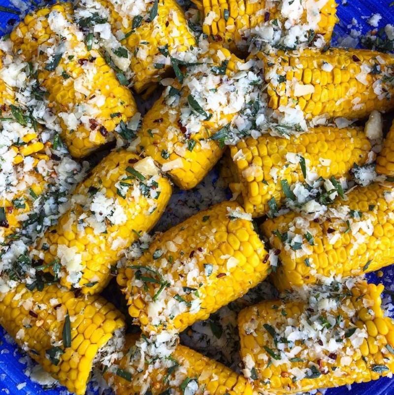 Sukkermajs med parmesan