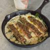 Laks med za'atar og tahin