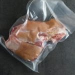 Svineskank sous vide