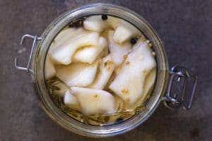 Syltede græskar med friske urter