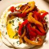 Fetacreme med bagte peberfrugter