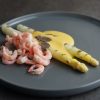 Grillede hvide asparges