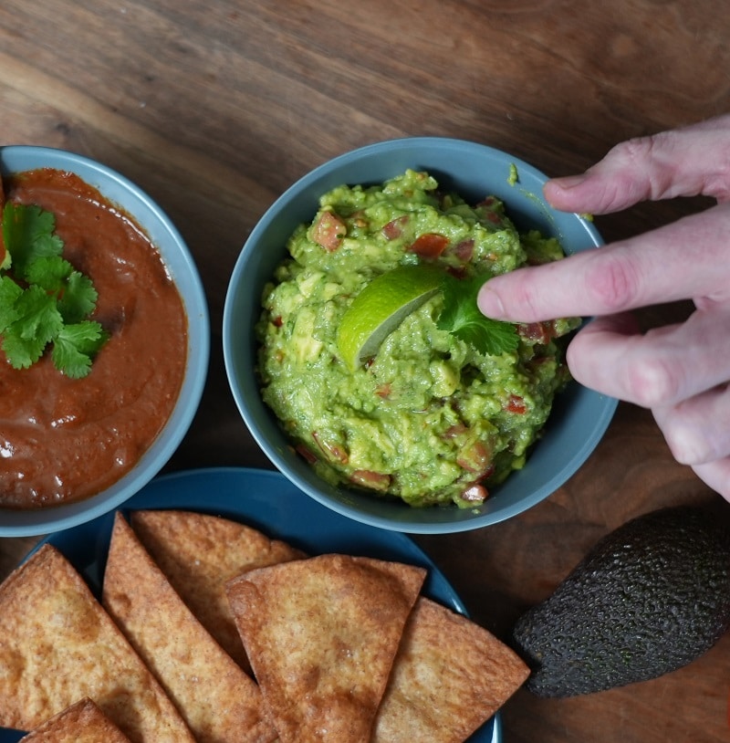 Guacamole med tomat